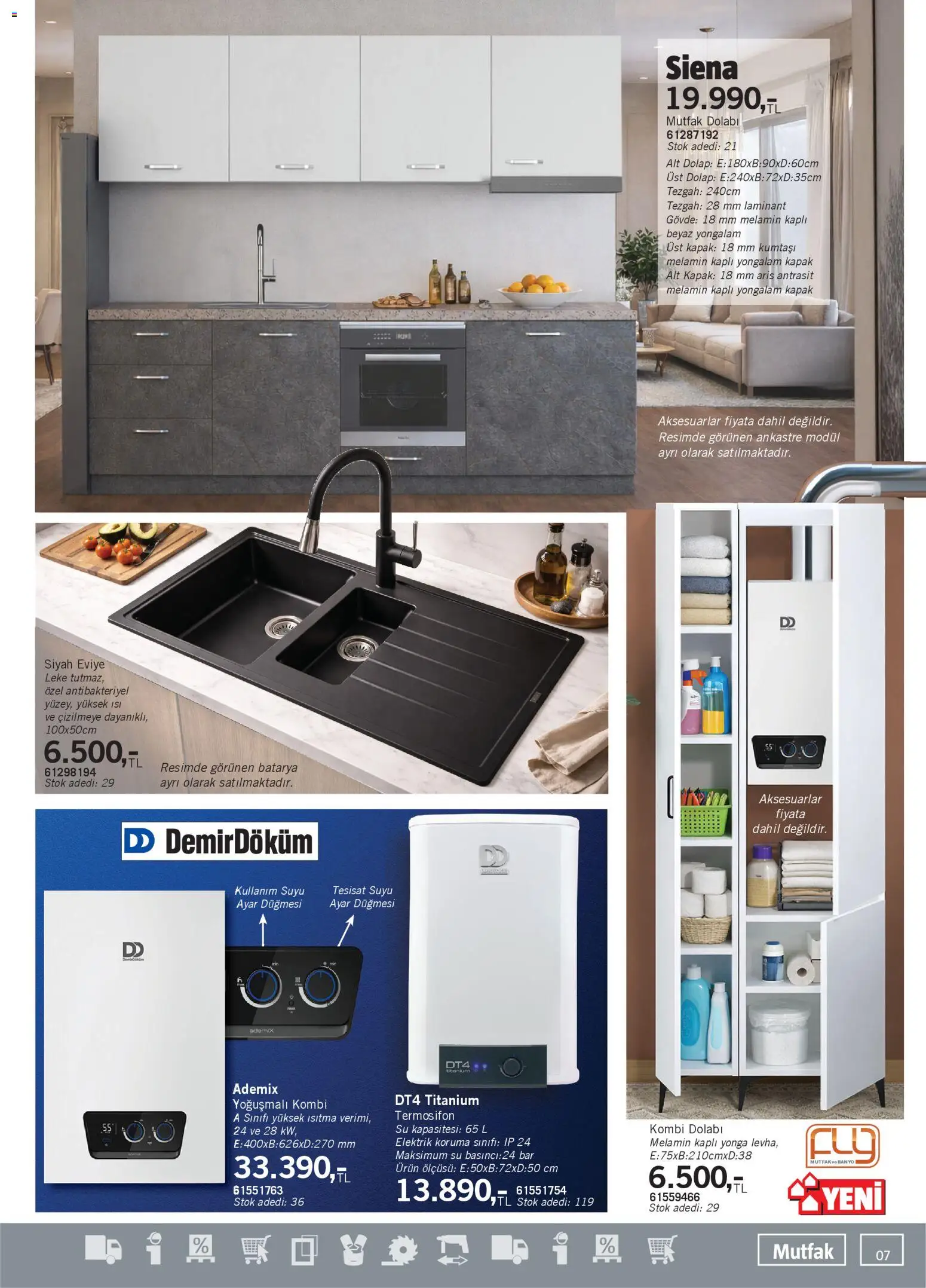 Bauhaus Katalog - 28.03.2026 tarihinden itibaren geçerlidir | Sayfa: 7 | Ürünler: Banyo, Su