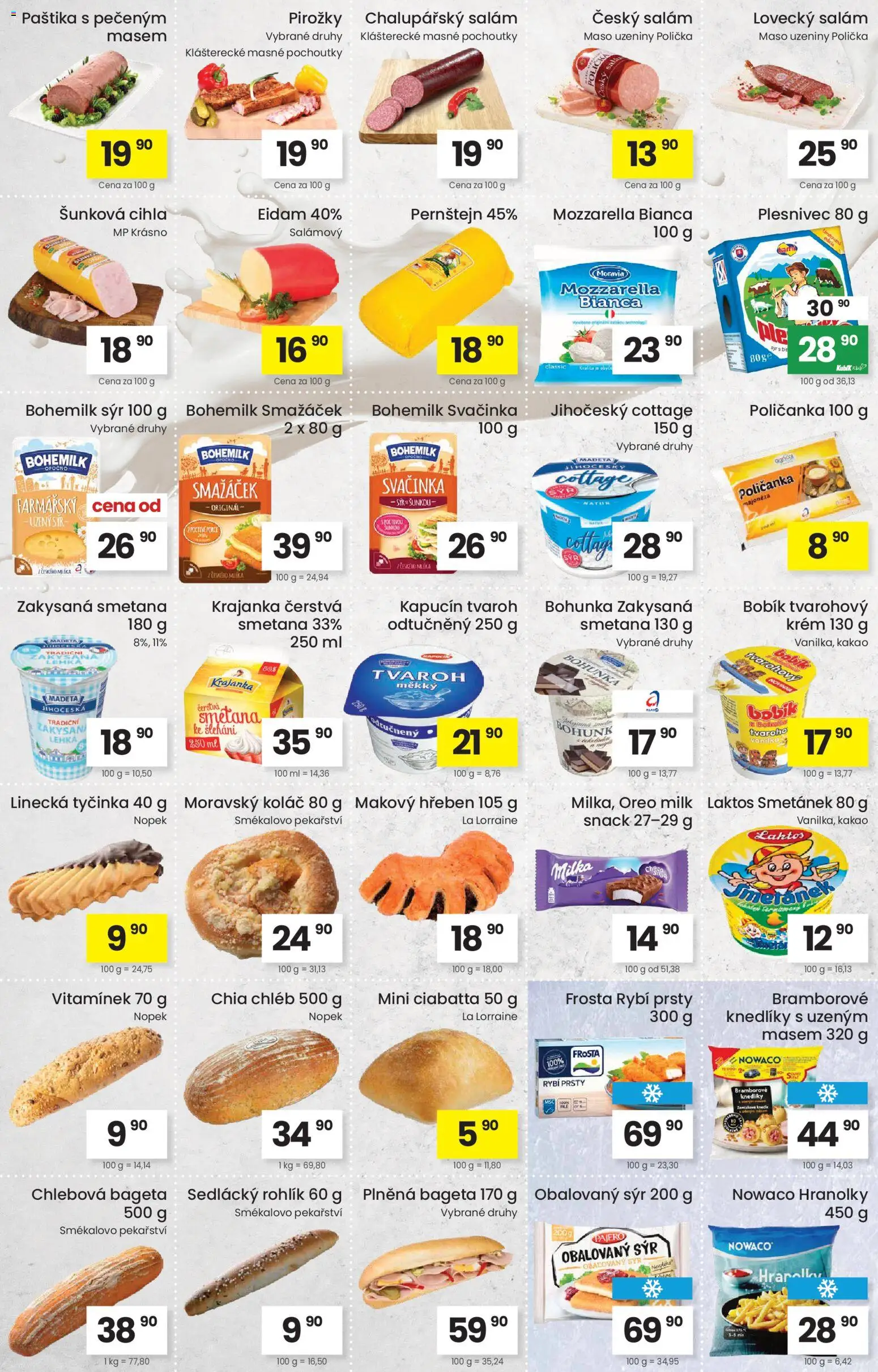 Kubík leták od 25.11.2025 | Strana: 2 | Produkty: Hranolky, Eidam, Zakysaná smetana, Hřeben