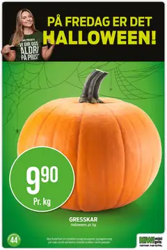 Forhåndsvisning av Kiwi kundeavis gyldig fra 27.10.2025 | Side: 18 | Produkter: Gresskar