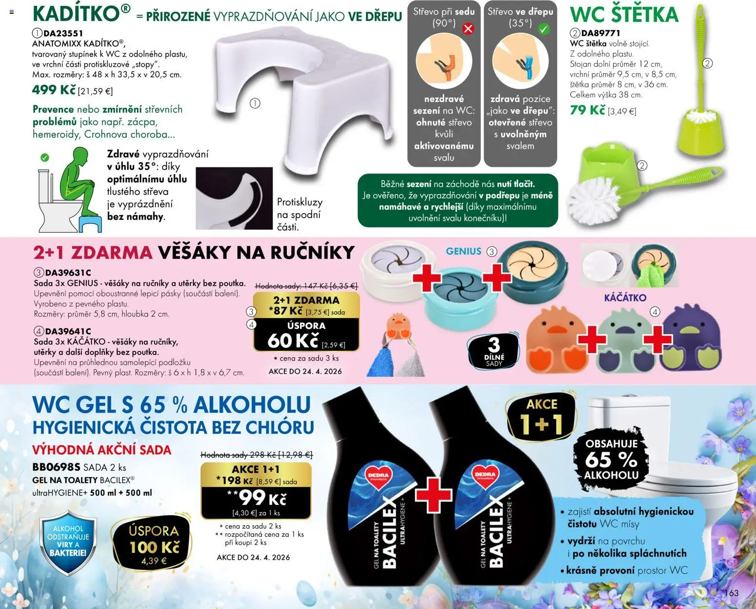 Nové Dedra akcie – leták je platný od 01.02.2026 | Strana: 63 | Produkty: Wc, Alkohol