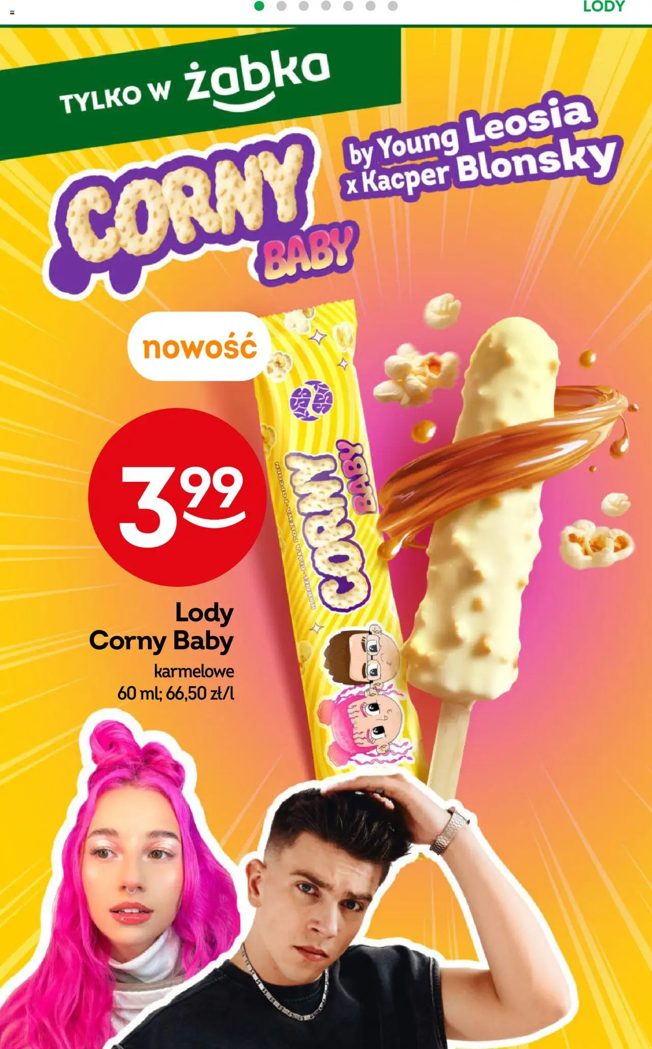 Żabka Gazetka od 18.06.2025 | Strona: 34 | Produkty: Lody