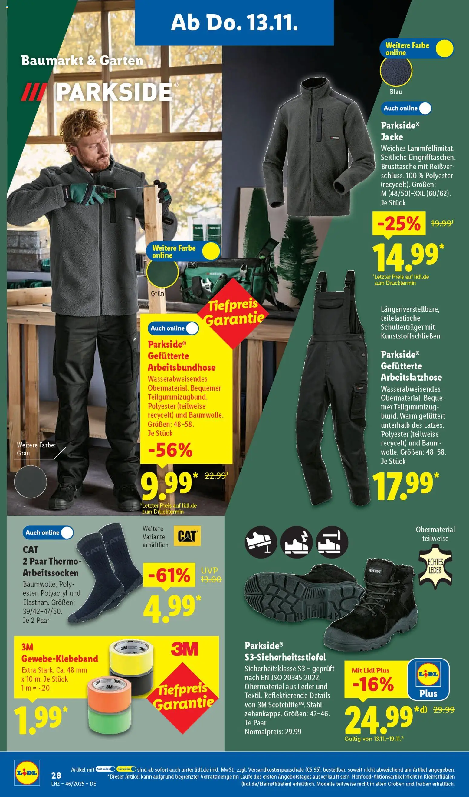 Lidl Prospekt Hilders – gültig ab 10.11.2025 | Seite: 44 | Produkte: Jacke