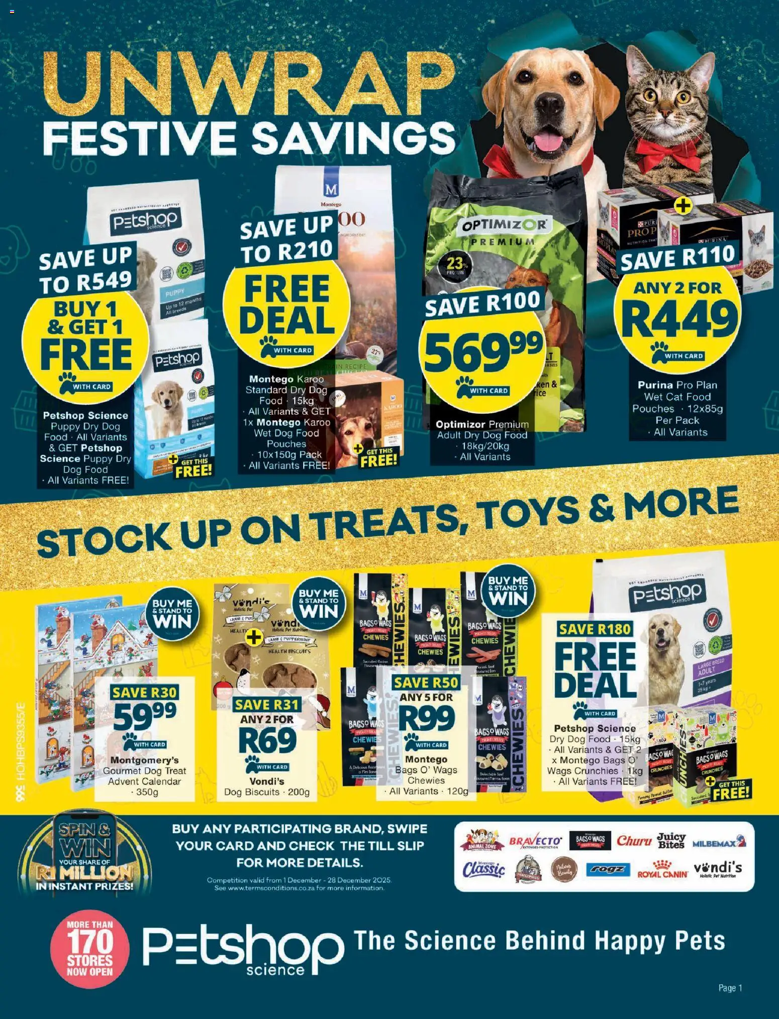 New Checkers catalogue – valid from 08.12.2025 | Page: 1 | Products: Butter, Biscuits, Peanut butter, Cat food