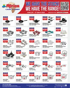 Africa Cash & Carry specials catalogue – valid from 05.03.2026 | Page: 23 | Products: Kettle, Iron, Pots, Stock