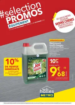 METRO - Prévisualisation de METRO - Sélection Promos Equipement valide à partir de 27.11.2025