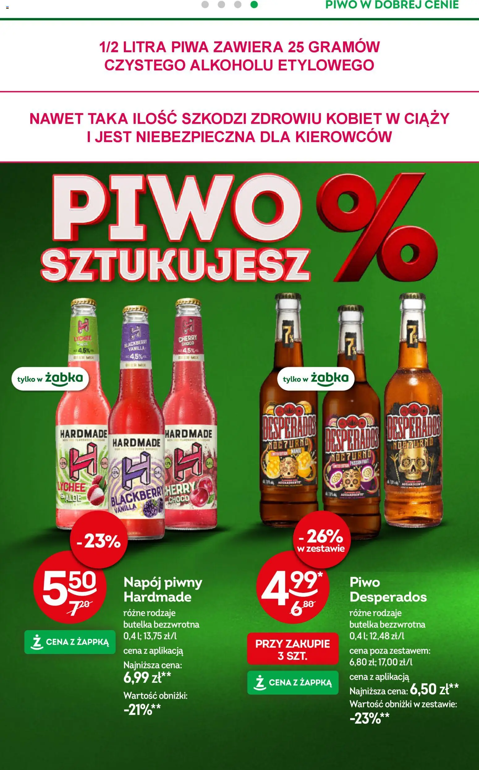 Żabka Black Friday od 19.11.2025 | Strona: 39 | Produkty: Piwo