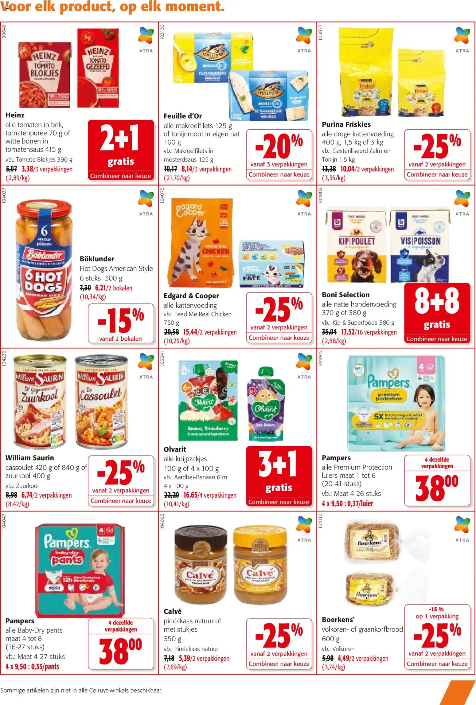 {H1} | Pagina: 9 | Producten: Zalm, Tomaten, Pampers, Kip