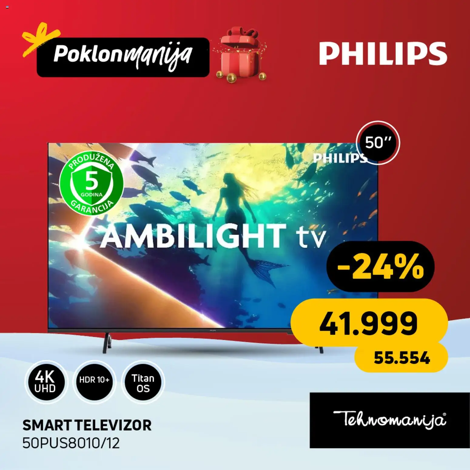 Tehnomanija katalog - važi od 22.12.2025 | Strana: 10 | Proizvode: Smart televizor, Televizor