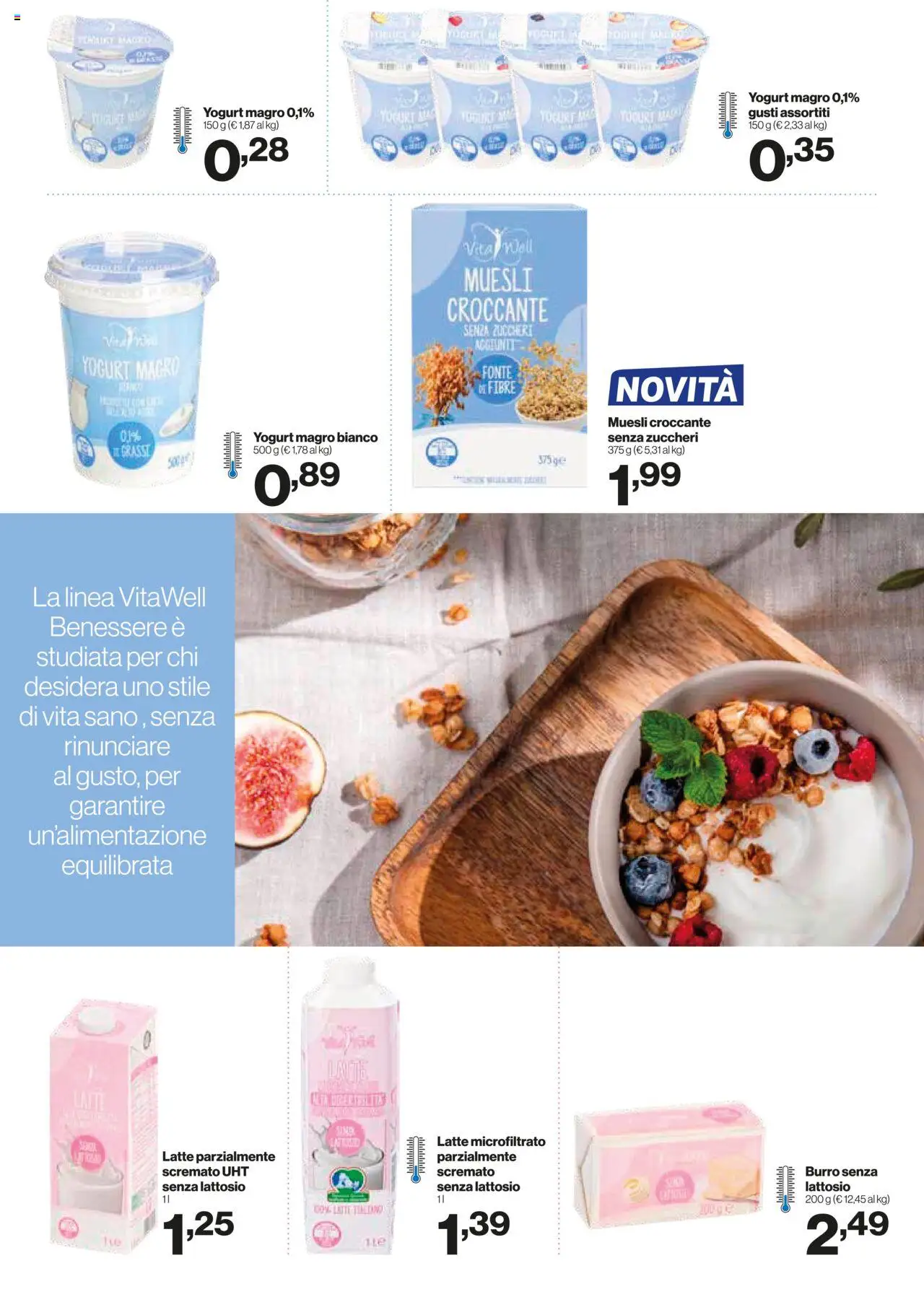 Volantino IN's del 13.08.2025 | Pagina: 3 | Prodotti: Muesli, Yogurt, Latte, Burro