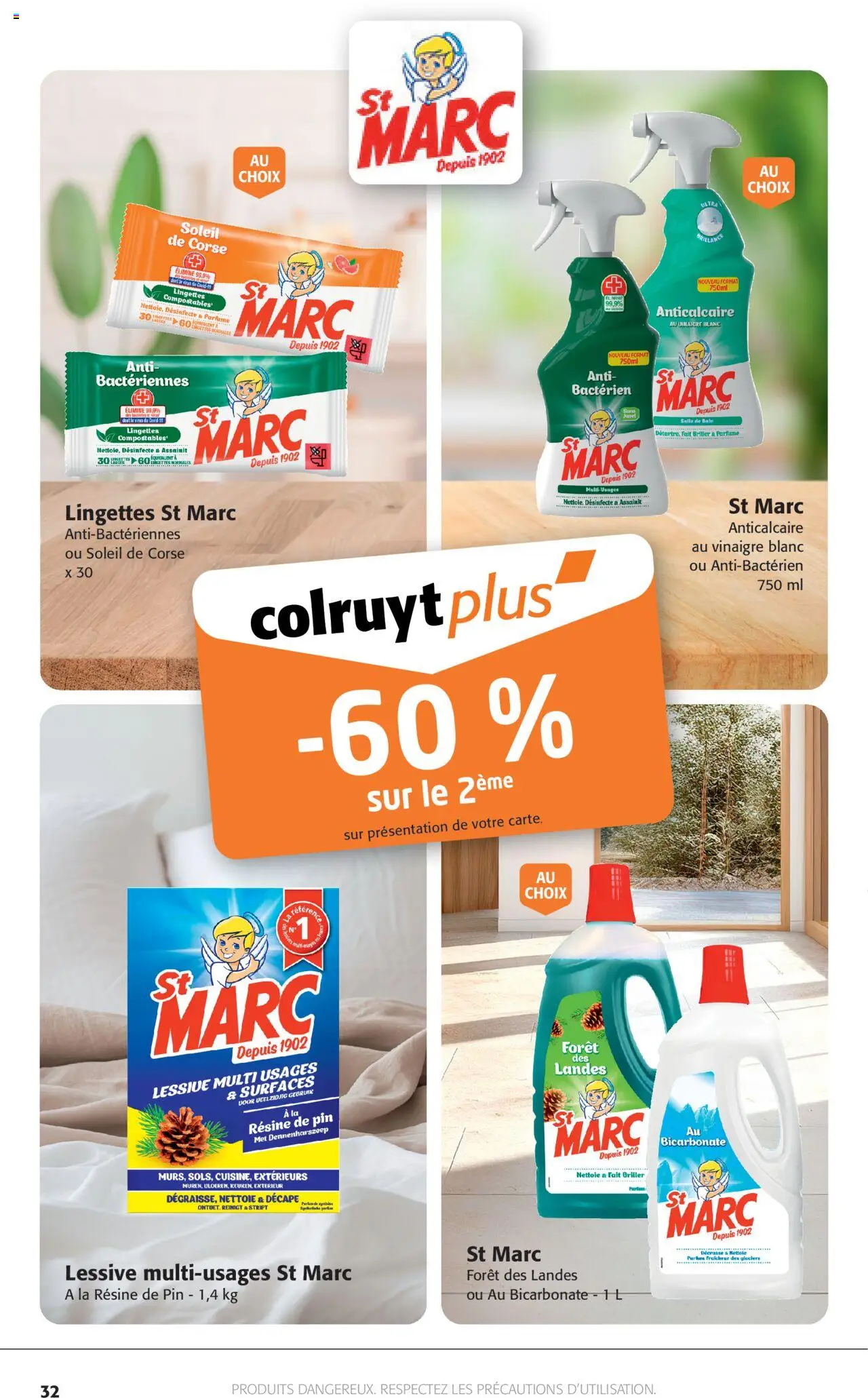  | Page: 32 | Produits: Vinaigre blanc, Lessive, Vinaigre, Thé