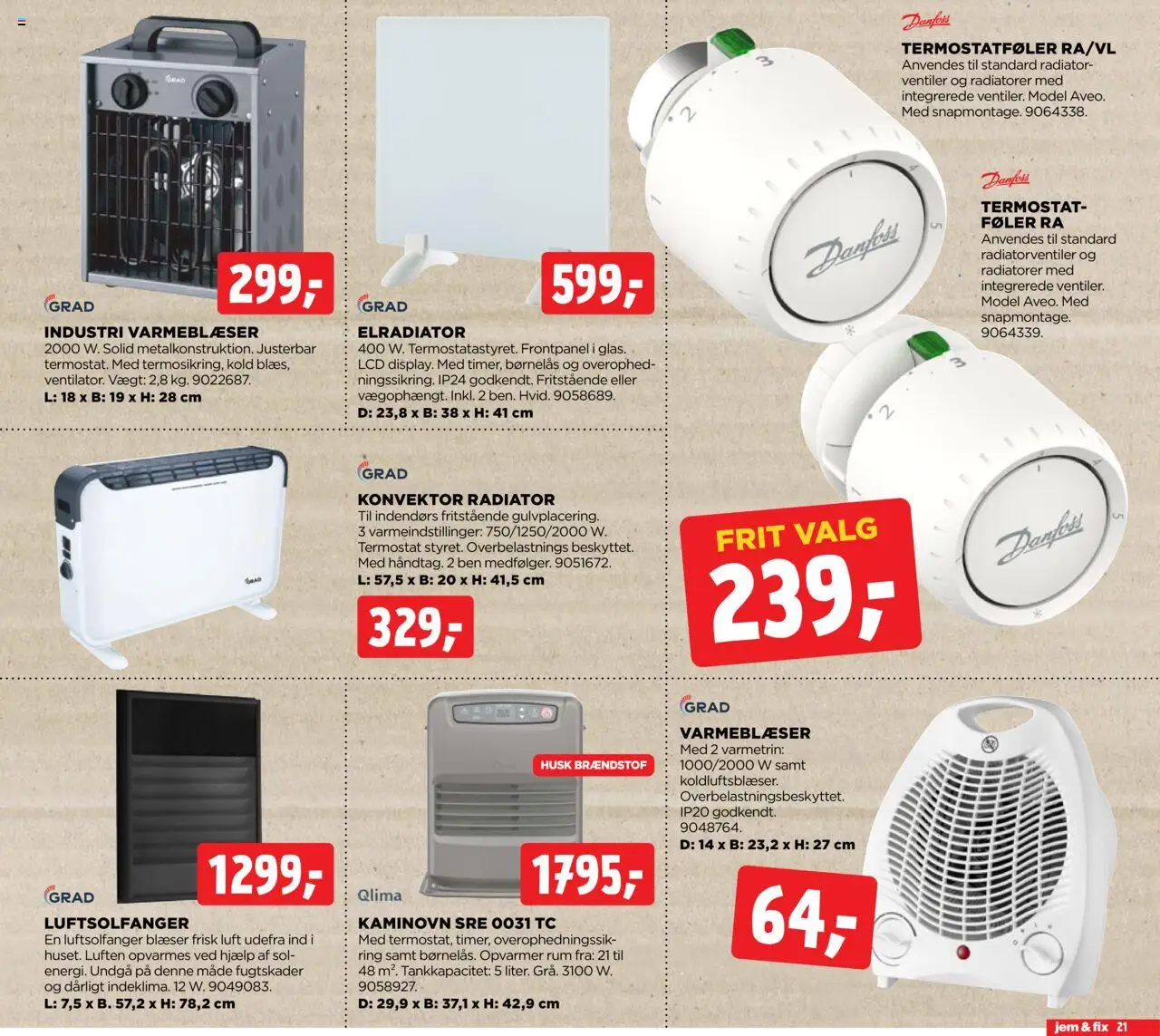 Jem & fix tilbudsavis – gyldig fra 05.10.2025 | Side: 21 | Produkter: Radiator