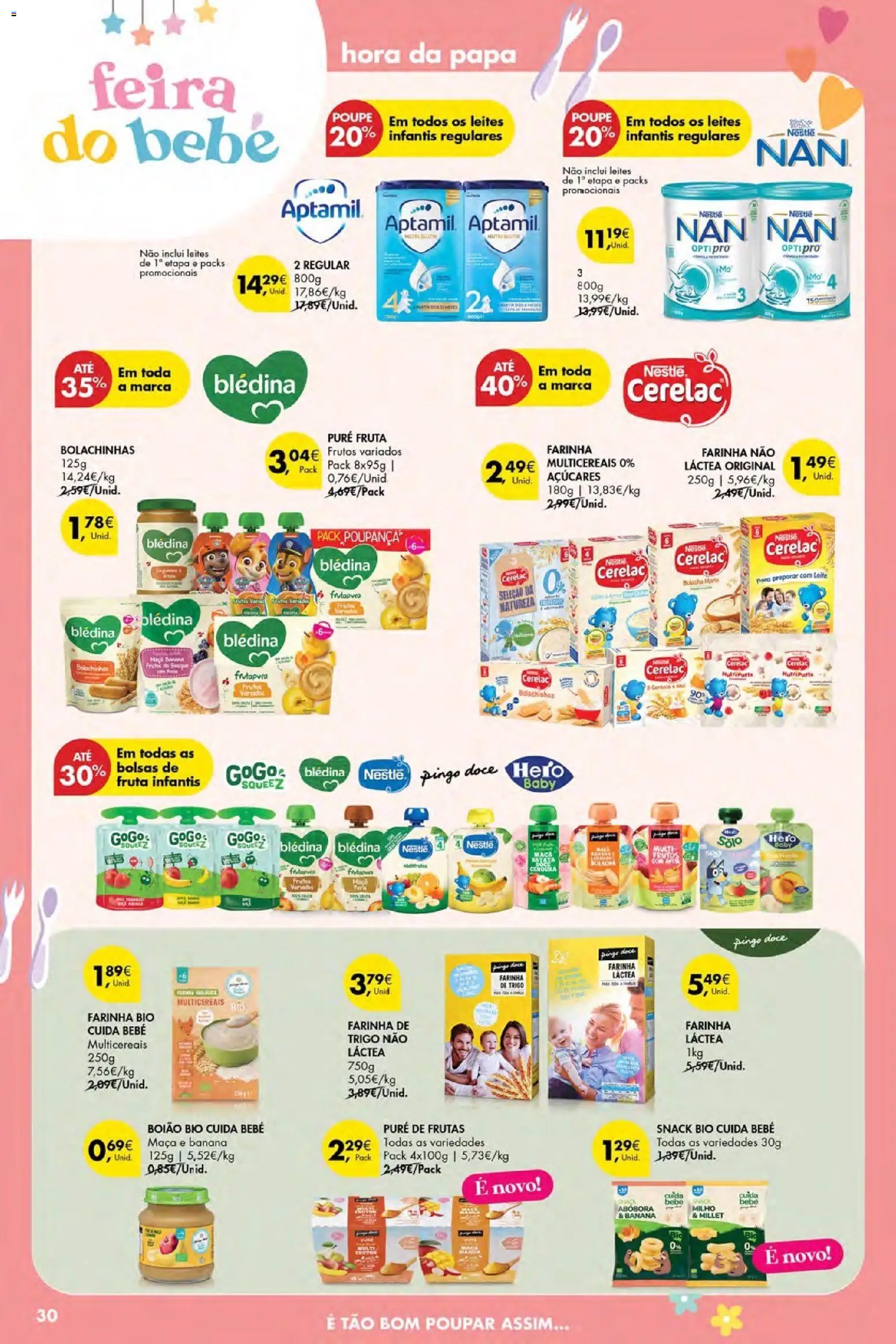 Pingo Doce Poupe Esta Semana Açores │ válido de 07.01.2026 | Página: 30 | Produtos: Leite infantil, Maça, Abóbora, Milho