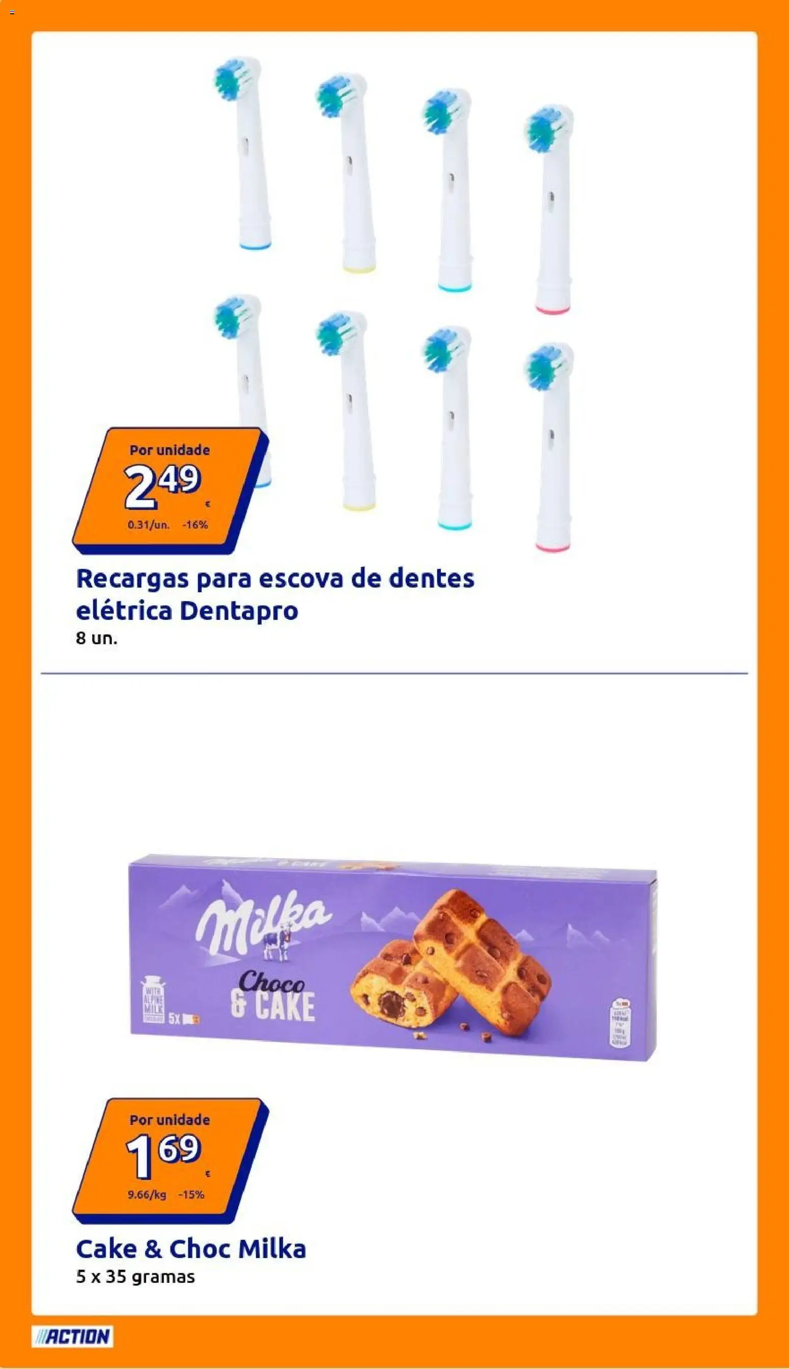 Action folheto │ válido de 25.03.2026 | Página: 16 | Produtos: Escova de dentes elétrica, Escova de dentes