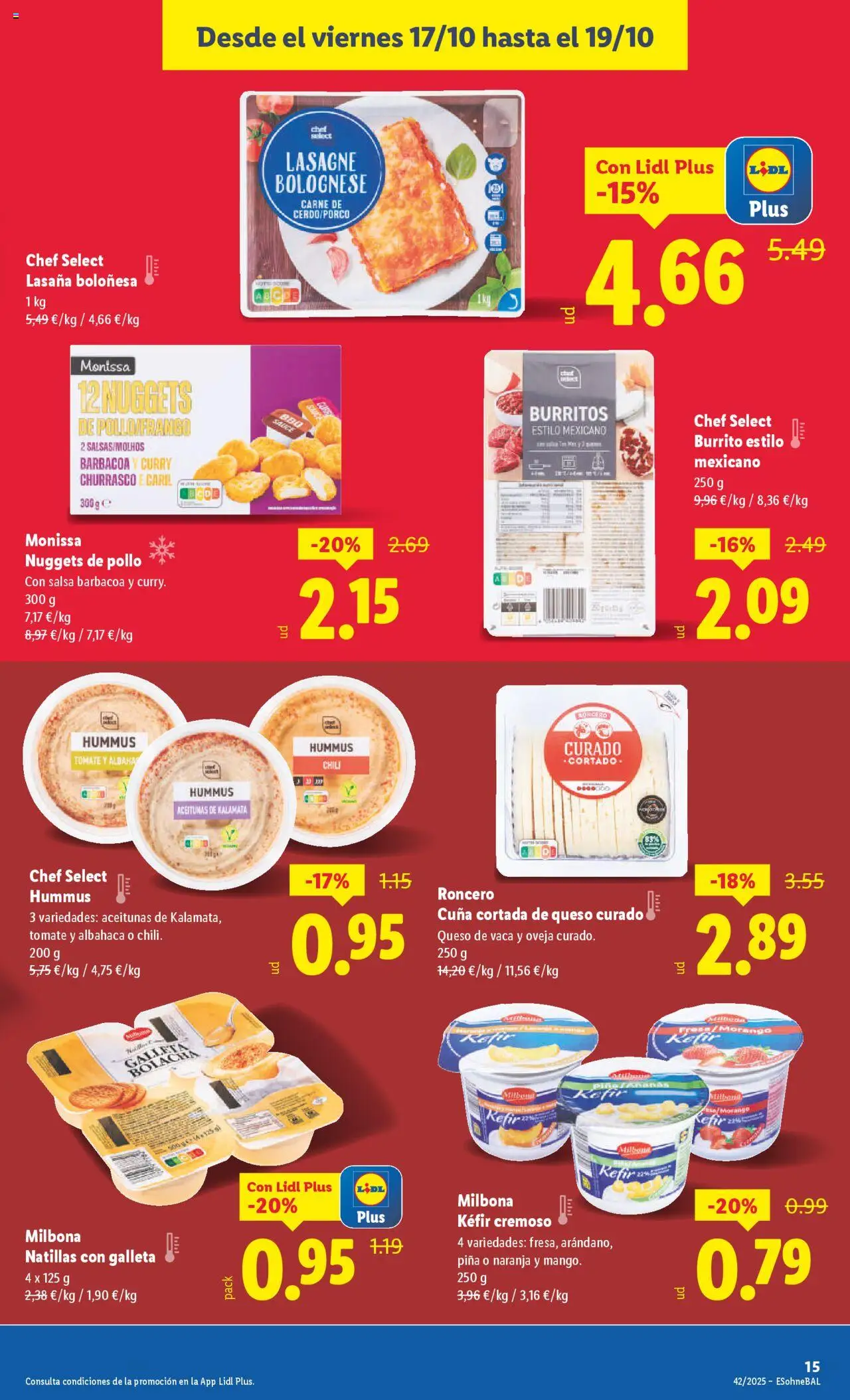 Lidl catálogo BCN │ válido desde el 13.10.2025 | Página: 31 | Productos: Queso de vaca, Piña, Barbacoa, Nuggets