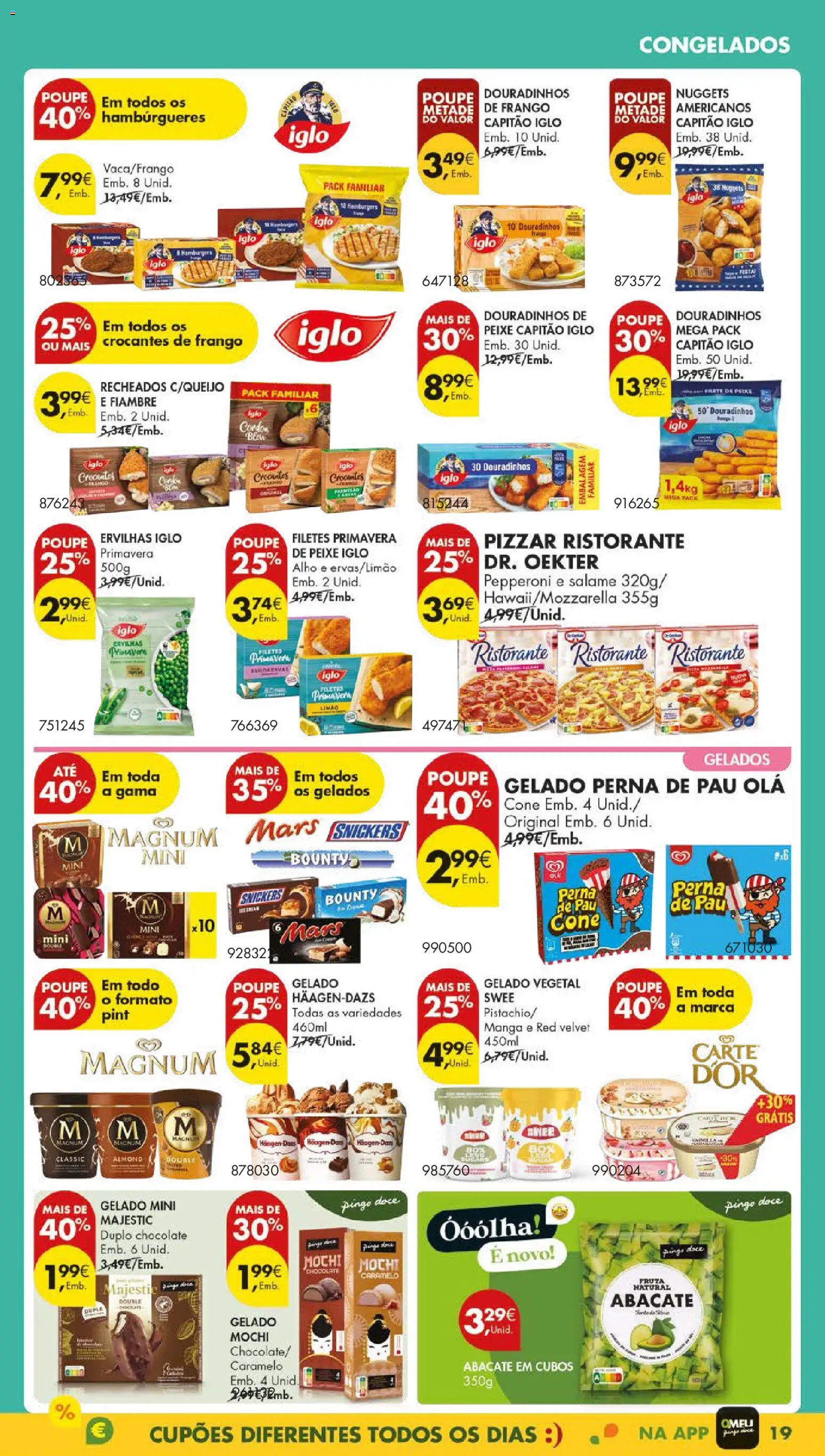 Pingo Doce folheto │ válido de 28.10.2025 | Página: 21 | Produtos: Frango, Gelado, Salame, Pizza