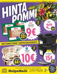 Halpa Halli-mainoslehti voimassa 28.02.2026 alkaen