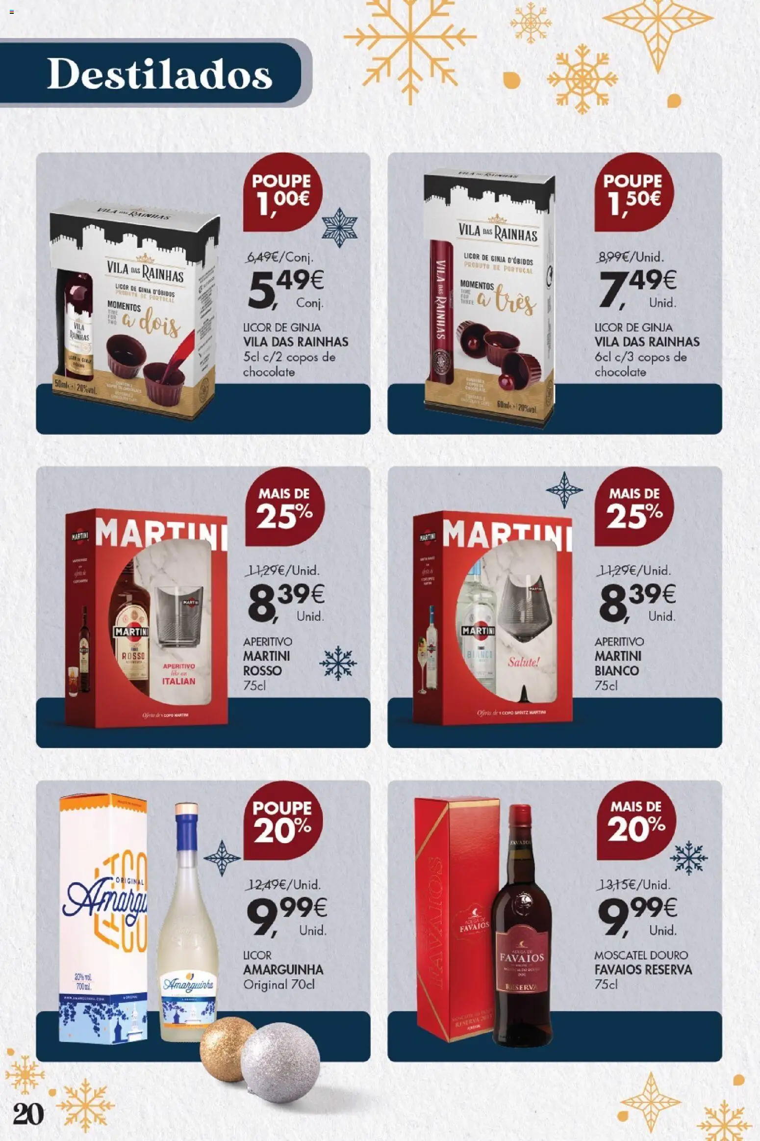 Pingo Doce - Vinhos de Natal │ válido de 02.12.2025 | Página: 20 | Produtos: Copos, Licor, Chocolate