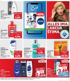 NIVEA Gel za tuširanje, razne vrste 500 ml - Pregled kataloga iz trgovine Kaufland, vrijedi od 04.03.2026 | Stranica: 21 | Proizvodi: Šampon, Gel za tuširanje, Nivea, Old Spice