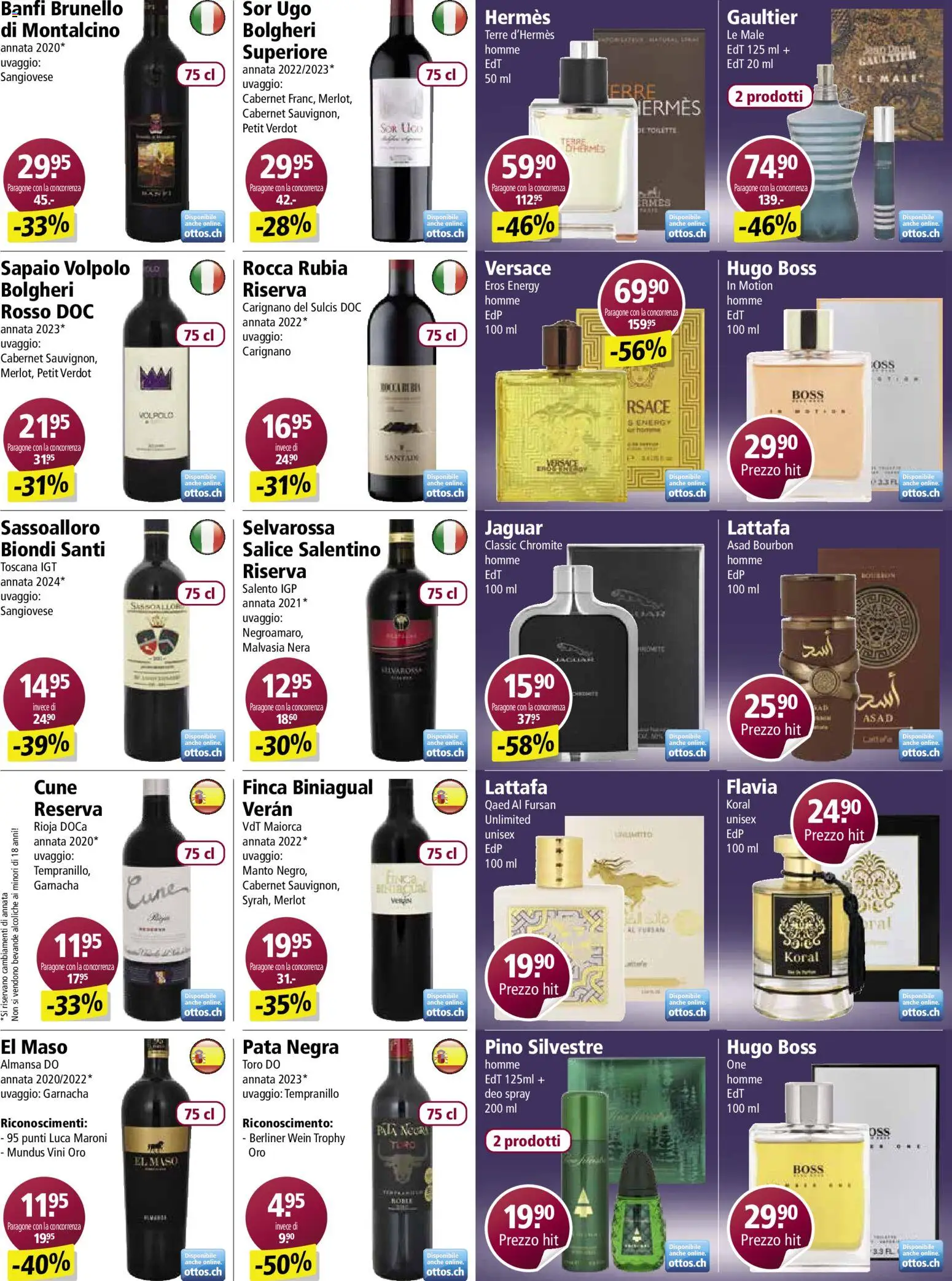 Otto's aktionen IT – gültig ab 25.03.2026 | Seite: 4 | Produkte: Toilette, Merlot, Wein, Bourbon