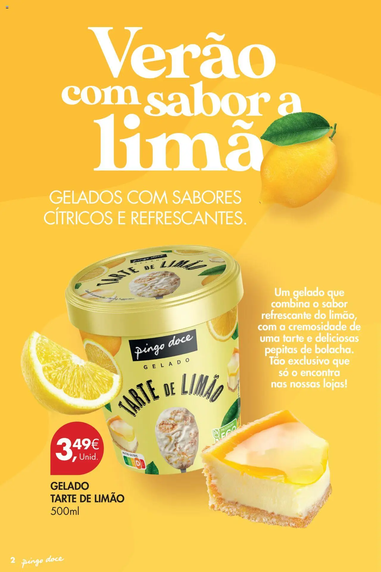 Pingo Doce - Gelados │ válido de 26.06.2025 | Página: 2 | Produtos: Gelado, Tarte