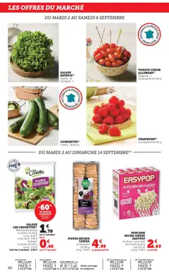  | Page: 50 | Produits: Salade, Sucre, Popcorn, Tomate cerise