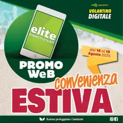 Anteprima del volantino Elite Supermercati Promo Web catalogo valido a partire dal 14.08.2025