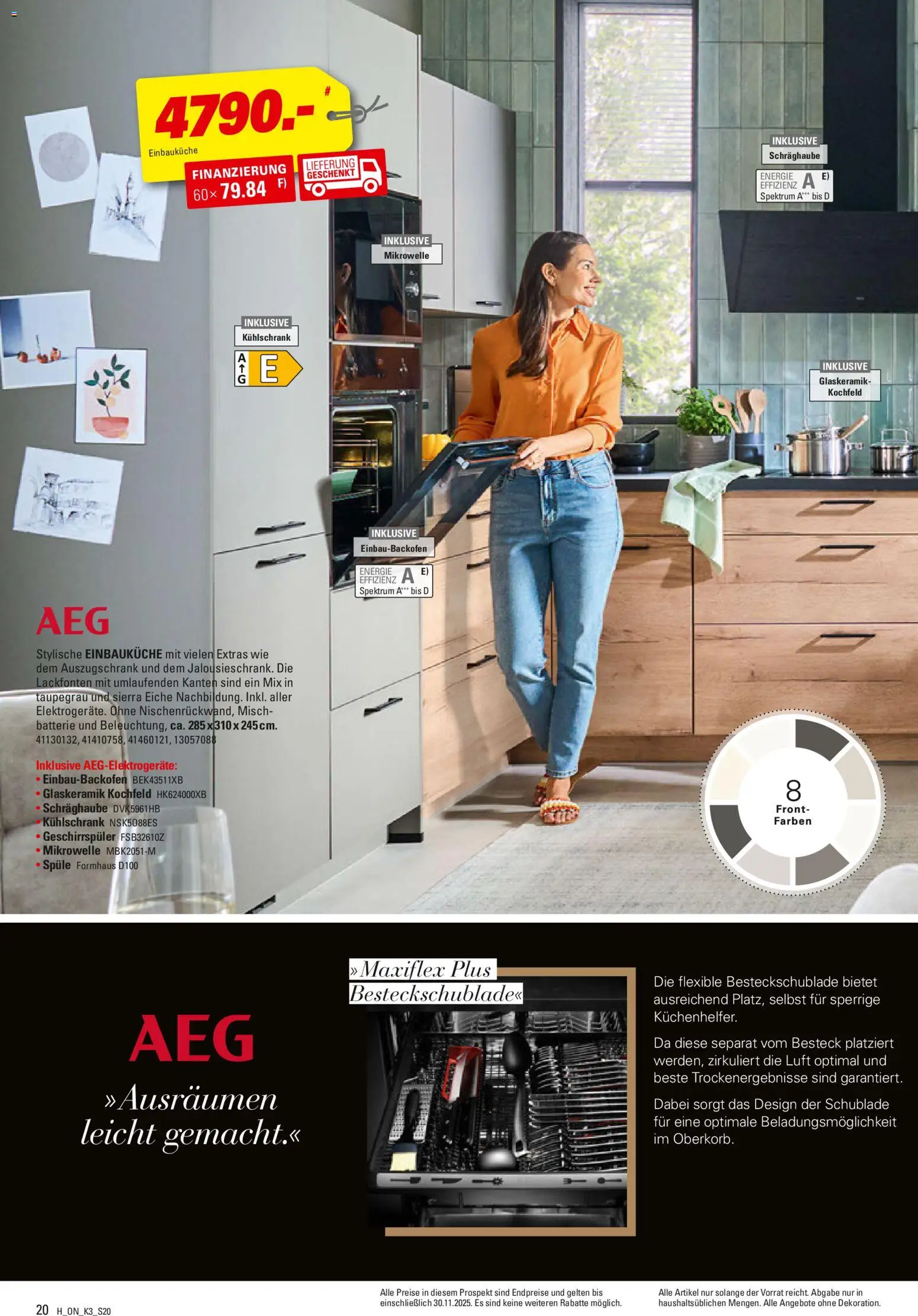 Höffner Küchen Power  – gültig ab 12.11.2025 | Seite: 20 | Produkte: Mikrowelle, Einbauküche, Batterie, Kochfeld