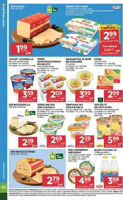Stokrotka Gazetka od 31.07.2025 | Strona: 14 | Produkty: Ser camembert, Margaryna, Jogurt, Ser gouda