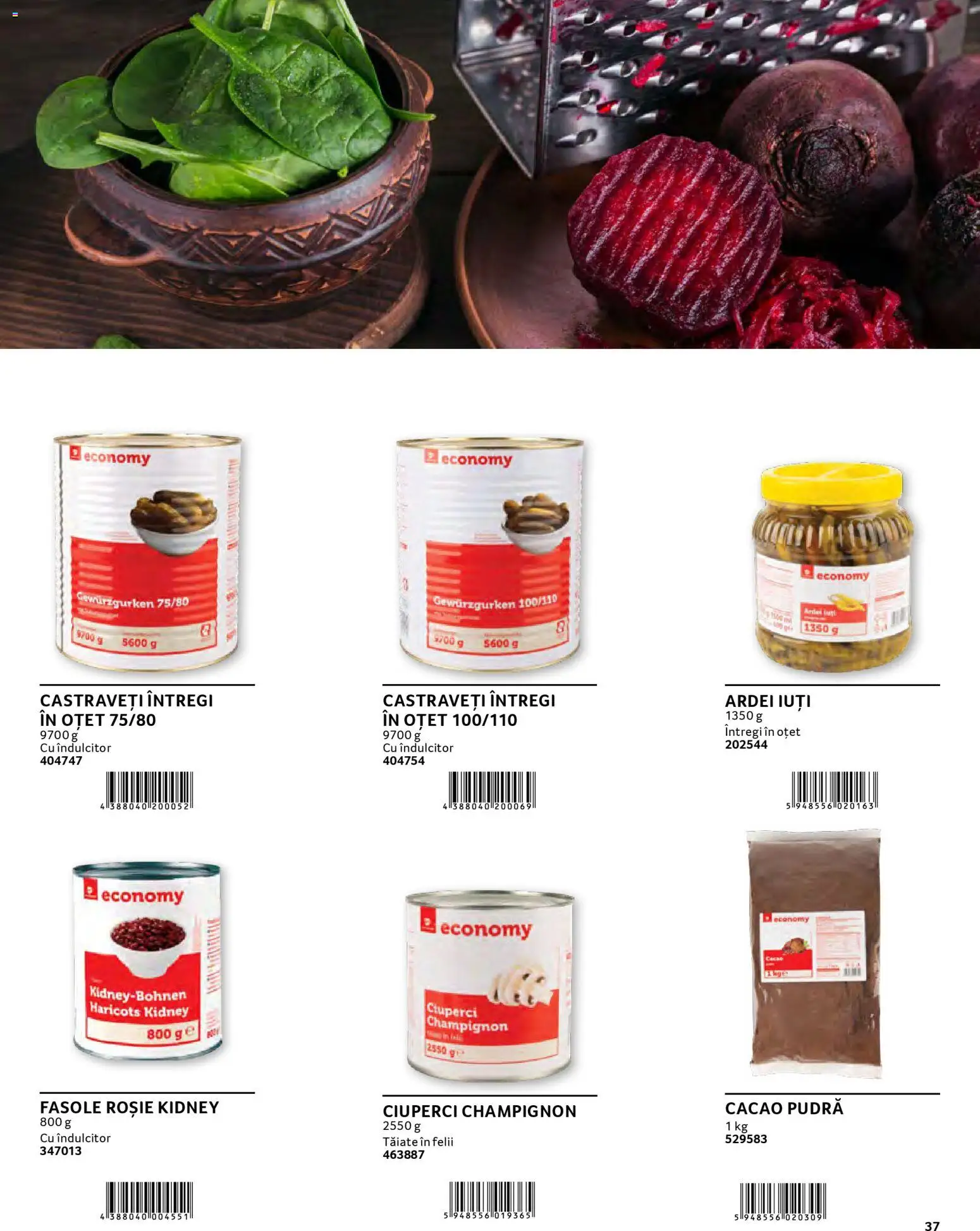 Noul catalog Selgros – valabil de la 30.01.2026 | Pagină: 37 | Produse: Ardei, Pudră, Oțet, Cacao