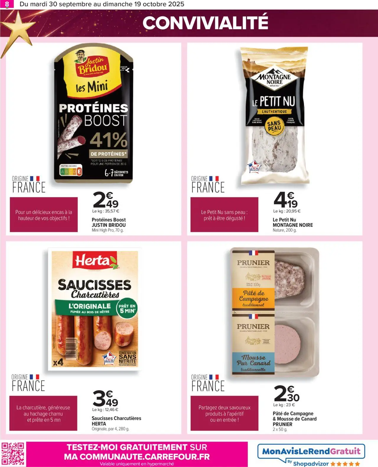  | Page: 8 | Produits: Mousse, Viande