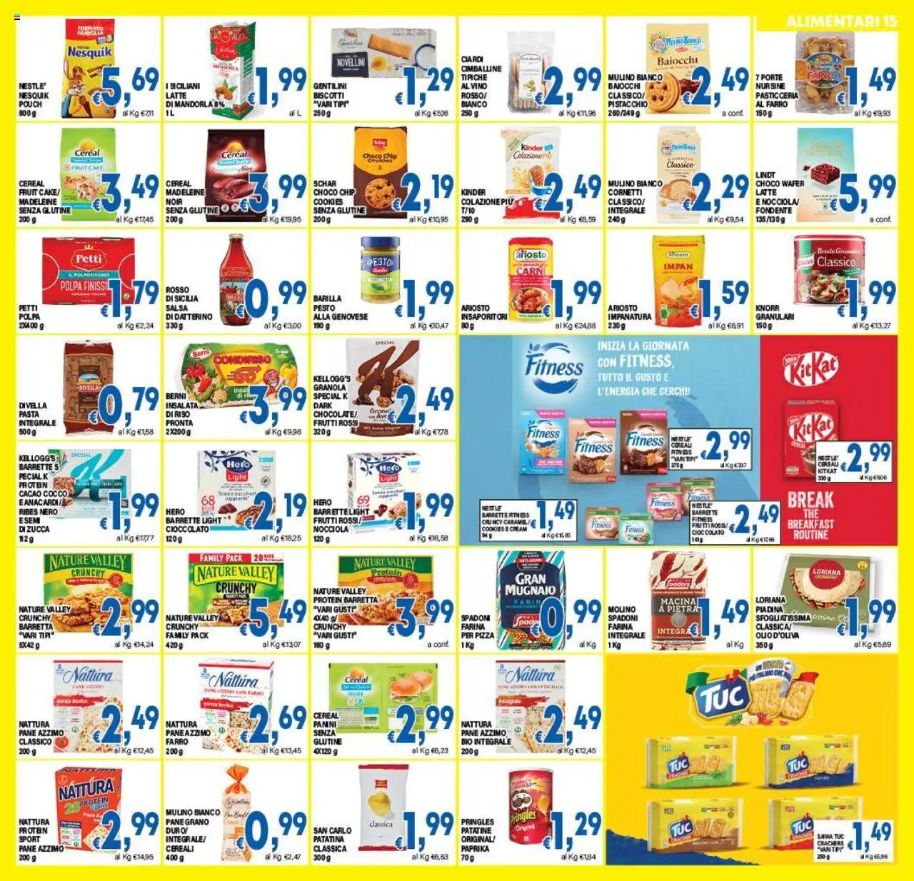 Volantino DEM del 13.06.2025 | Pagina: 15 | Prodotti: Pizza, Cereali, Patatine, Insalata di riso