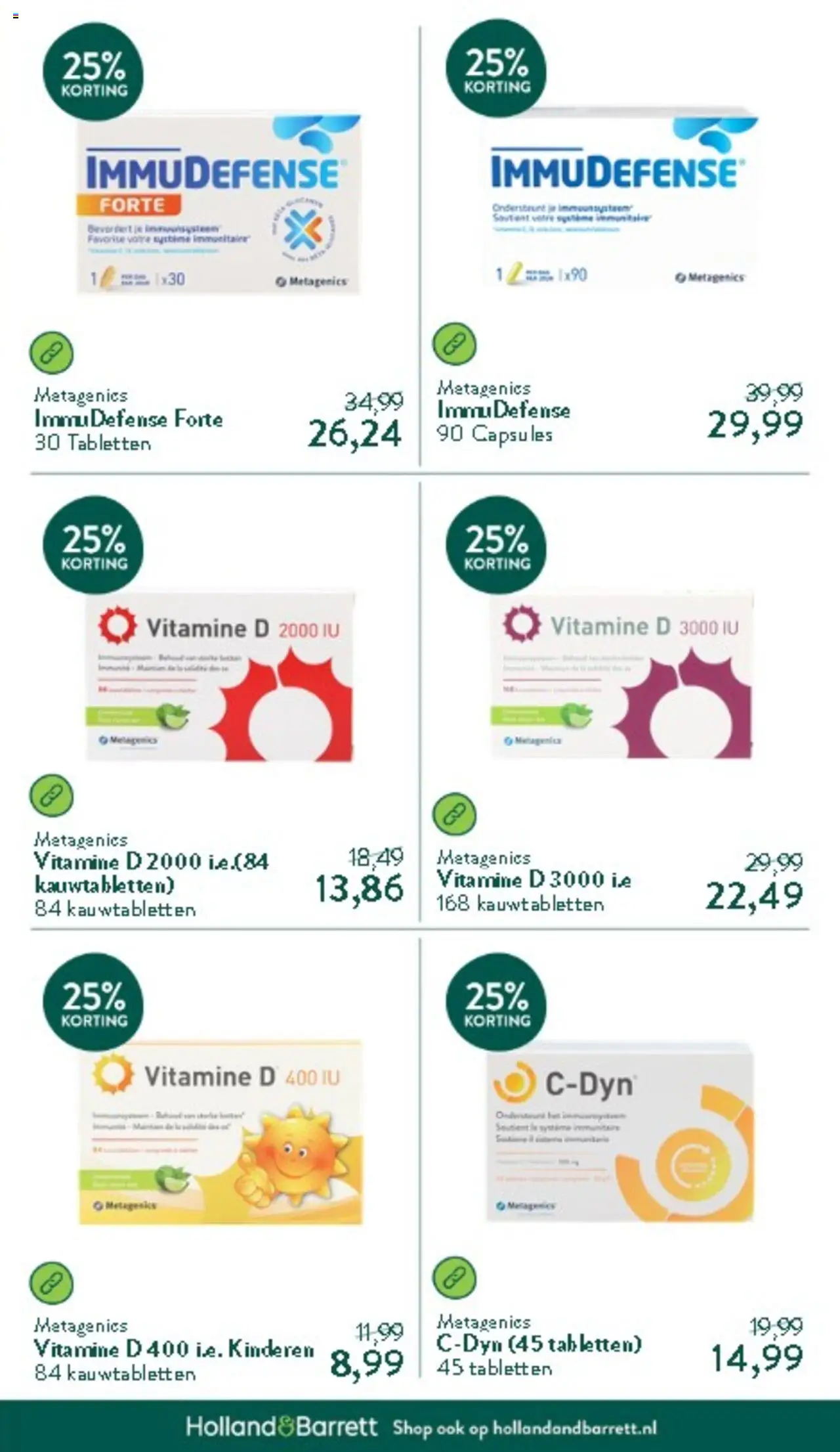 {H1} | Pagina: 41 | Producten: Vitamine D