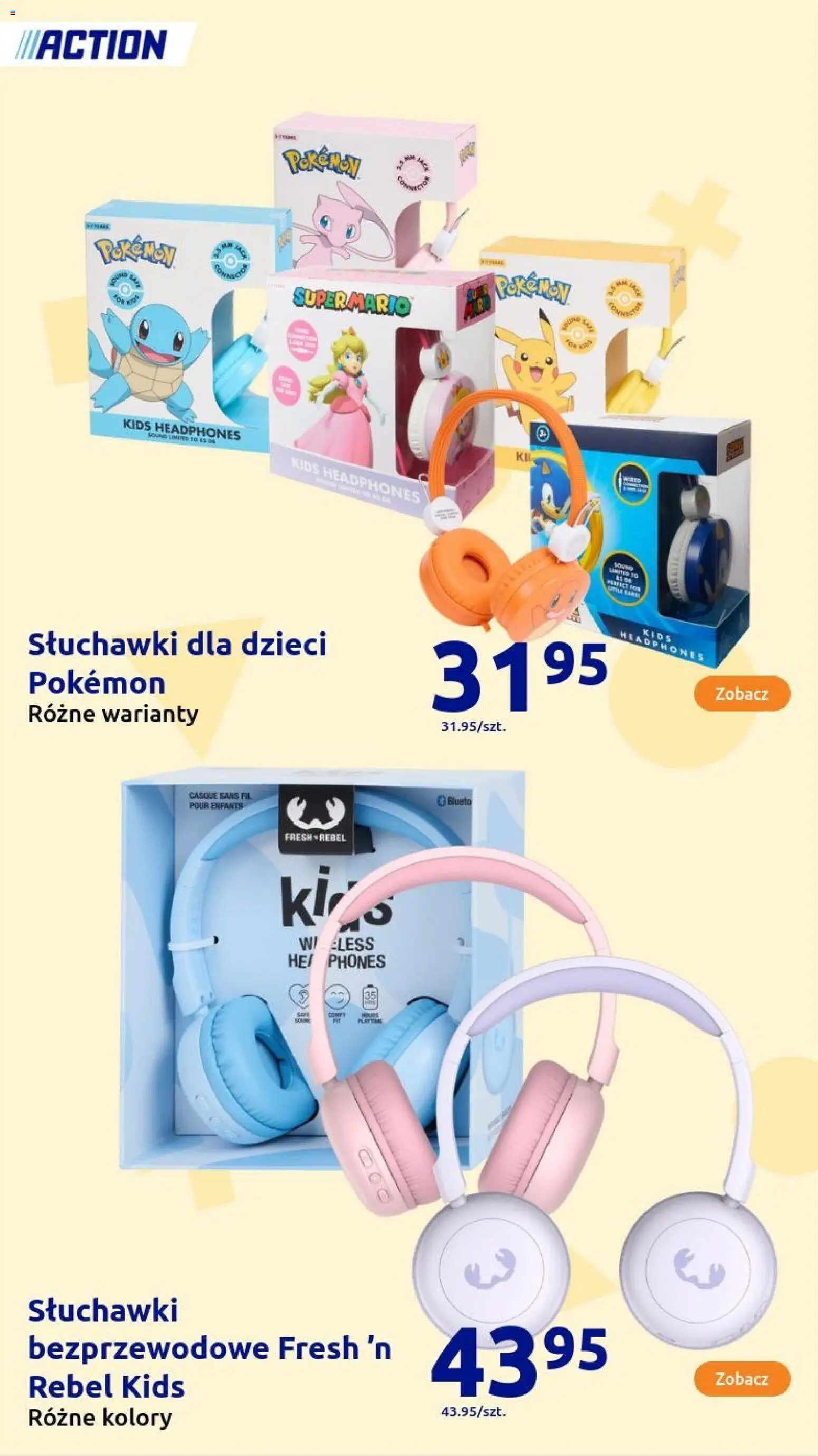Action Gazetka - Presents od 05.11.2025 | Strona: 153 | Produkty: Słuchawki, Słuchawki bezprzewodowe