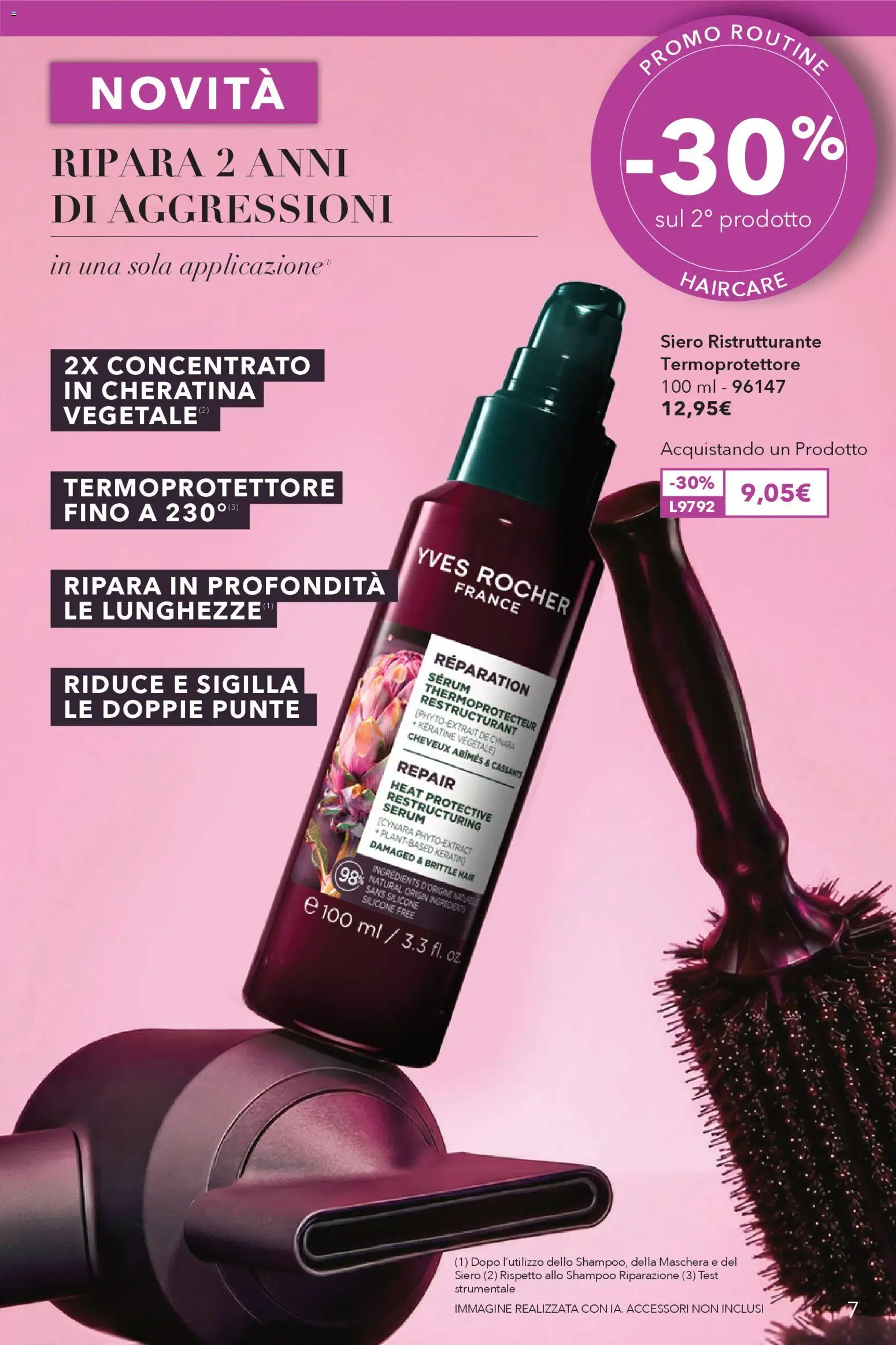 Volantino Yves Rocher del 02.04.2026 | Pagina: 7 | Prodotti: Shampoo, Maschera, Silicone