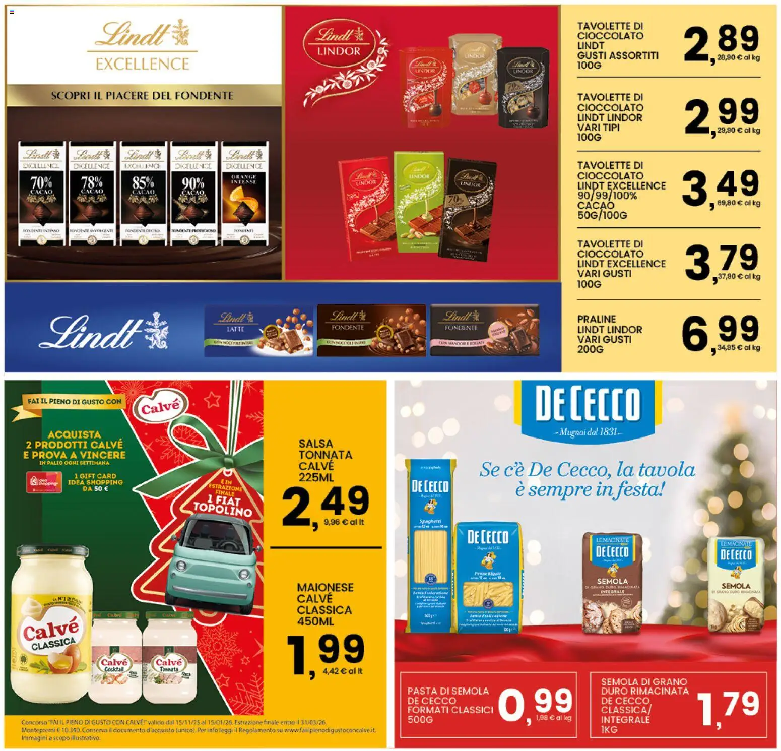 Volantino Interspar del 11.12.2025 | Pagina: 34 | Prodotti: Cioccolato, Latte, Pasta, Cacao