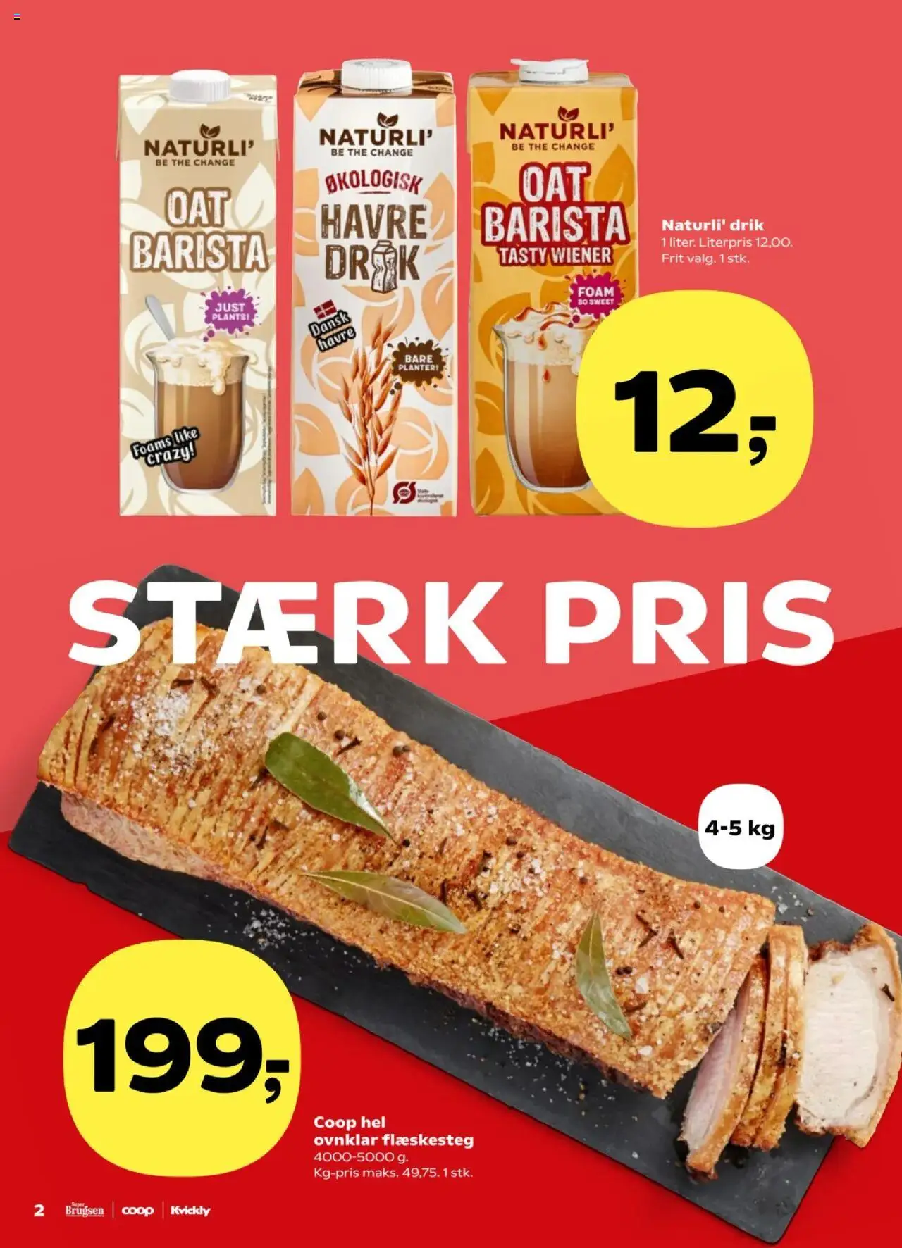 Super Brugsen tilbudsavis – gyldig fra 10.10.2025 | Side: 2 | Produkter: Flæskesteg