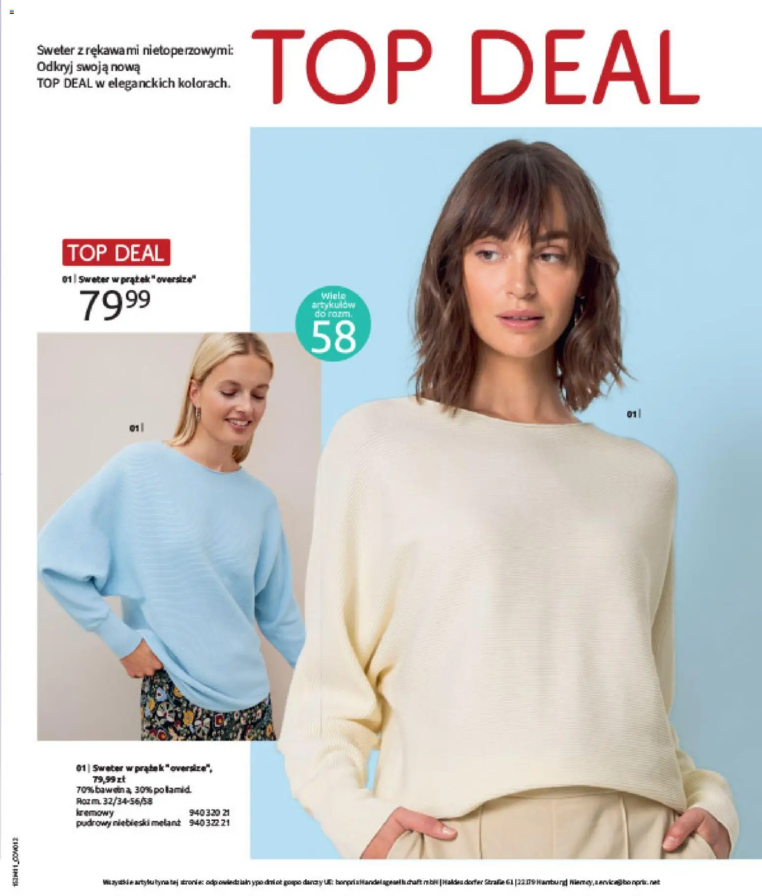 BonPrix Katalog - Na Listę Życzeń od 15.12.2025 | Strona: 123 | Produkty: Sweter, Top