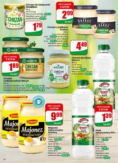 Pogląd oferty "Chrzan do święconki WaldiBen, Chrzan do święconki, 40 g" - ważna od 11.03.2026 | Strona: 22 | Produkty: Ocet spirytusowy, Ocet, Chrzan, Majonez