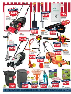 Pick n Pay specials catalogue – valid from 20.10.2025 | Page: 2 | Products: Bag, Chainsaw, Box, Spade