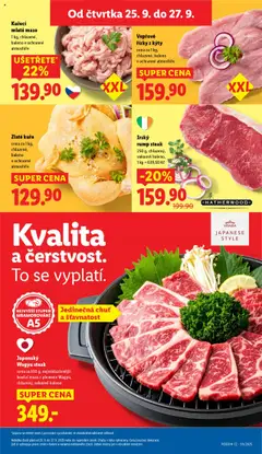 Irský rump steak, 250 g, chlazený, vakuově baleno, 1 kg = 639,60 Kč od 25.09.2025 | Strana: 15 | Produkty: Hovězí, Hovězí maso, Steak, Maso