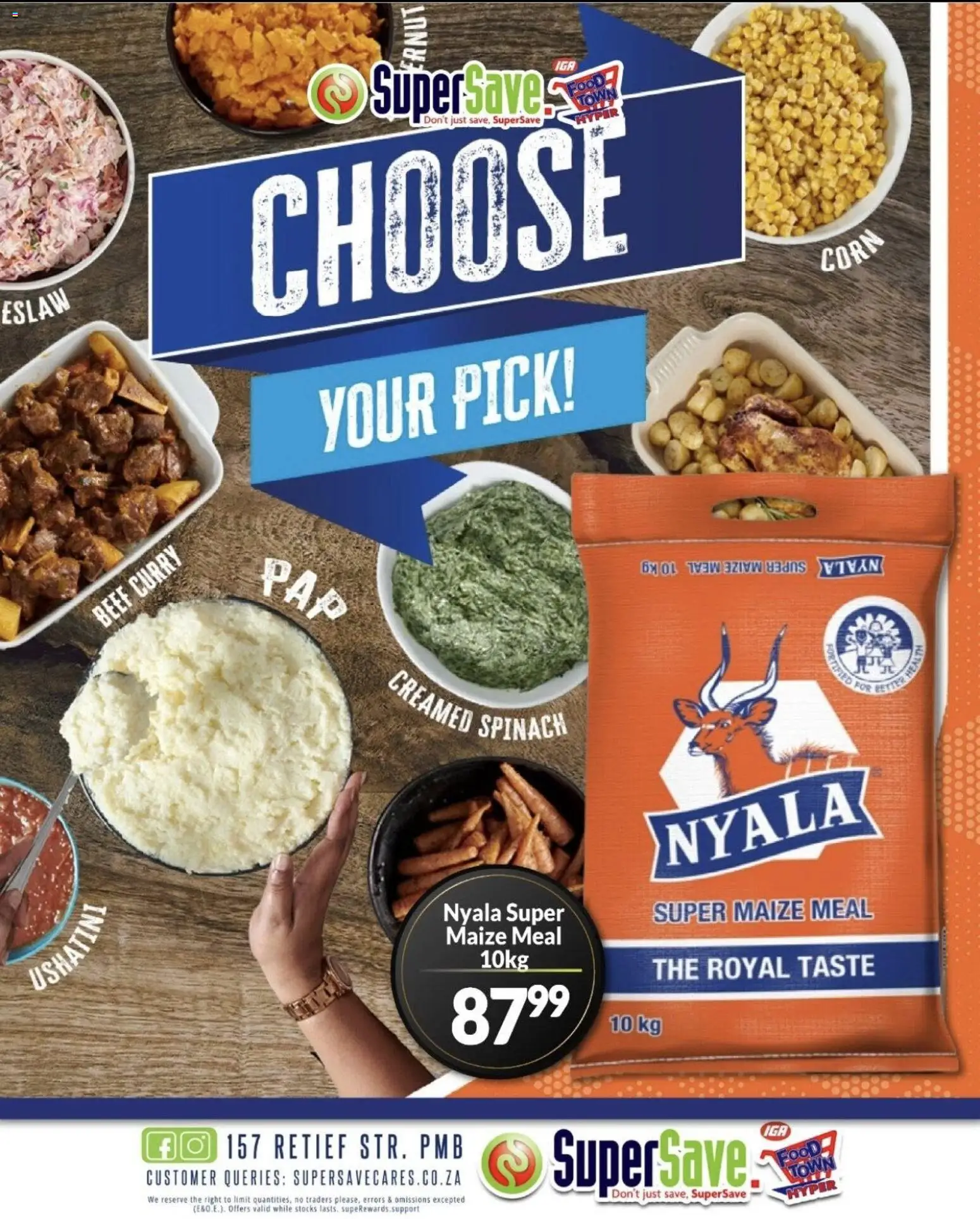 New Super Save catalogue – valid from 19.03.2026 | Page: 6 | Products: Corn, Maize meal, Beef