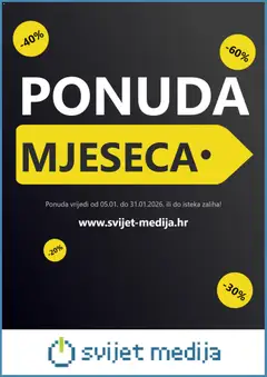 Katalog Svijet medija - Pregled kataloga iz trgovine Svijet medija, vrijedi od 05.01.2026