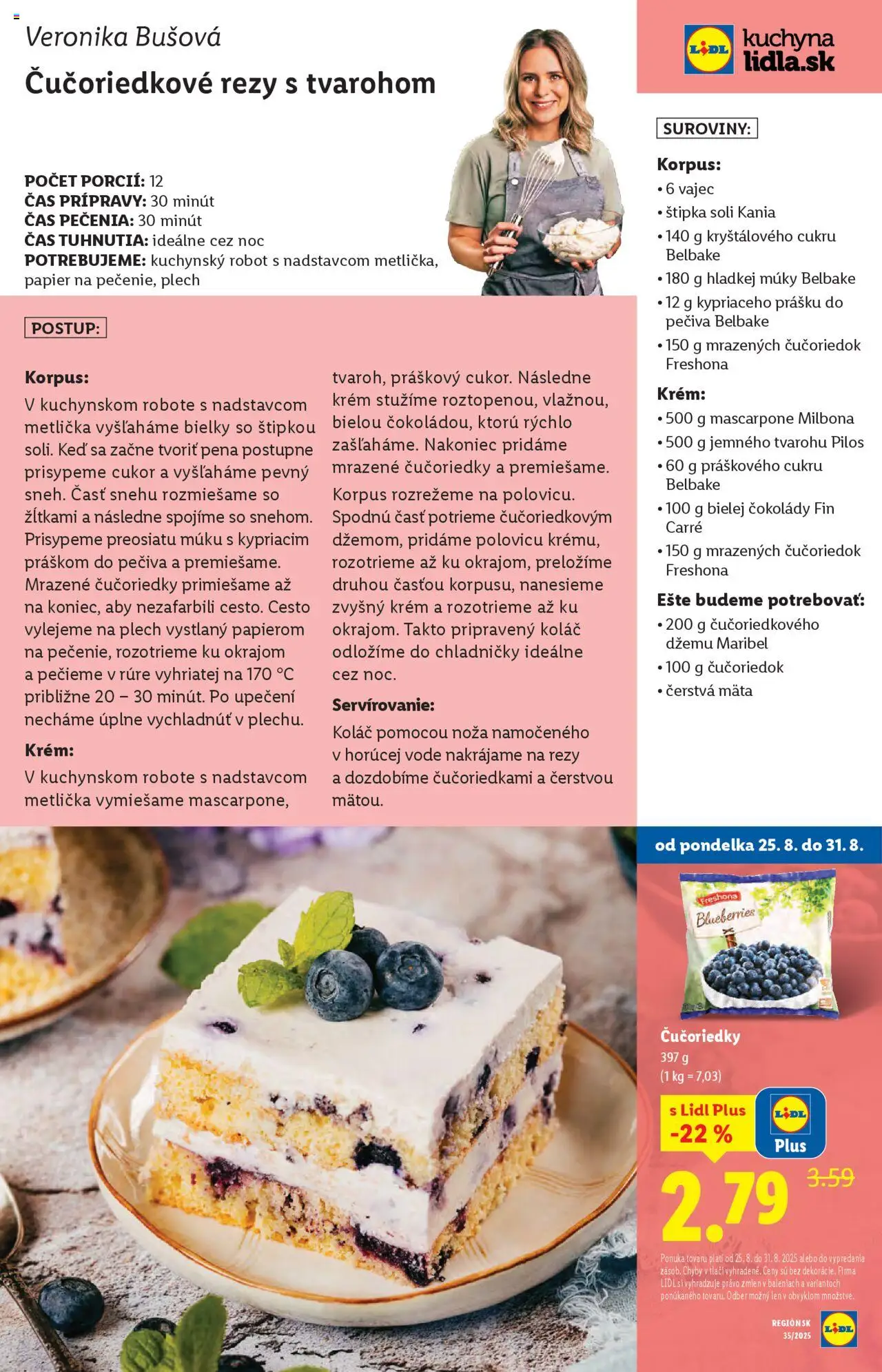 Lidl leták │ platný od 25.08.2025 | Strana: 101 | Produkty: Kuchyňa, Kuchynský robot, Koláč, Krém