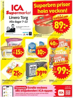 ICA Supermarket - Lund - Förhandsvisning av reklamblad från butik ICA Supermarket aktuell från 05.01.2026