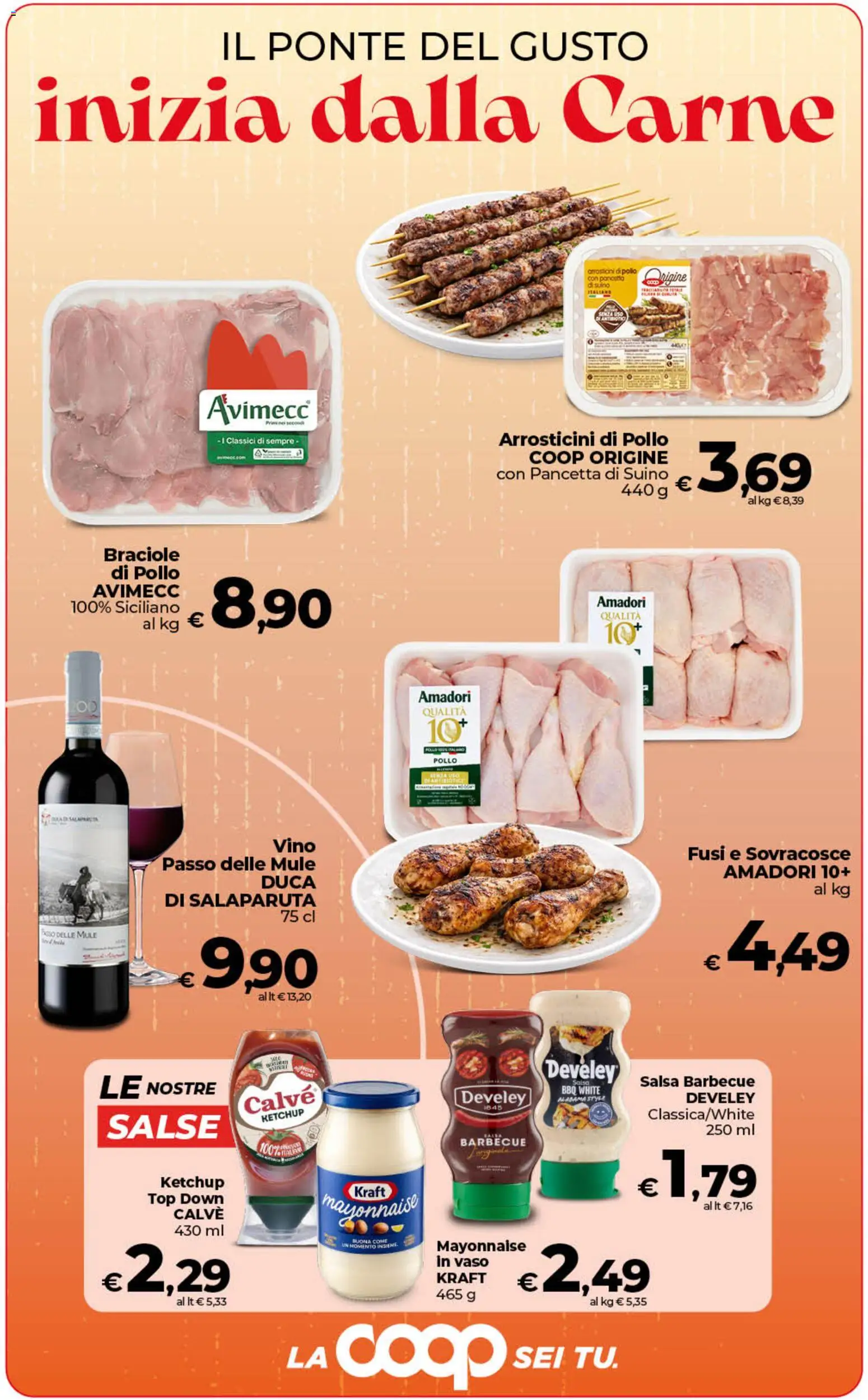 Volantino Ipercoop del 28.04.2026 | Pagina: 20 | Prodotti: Pollo, Pancetta, Barbecue, Arrosticini