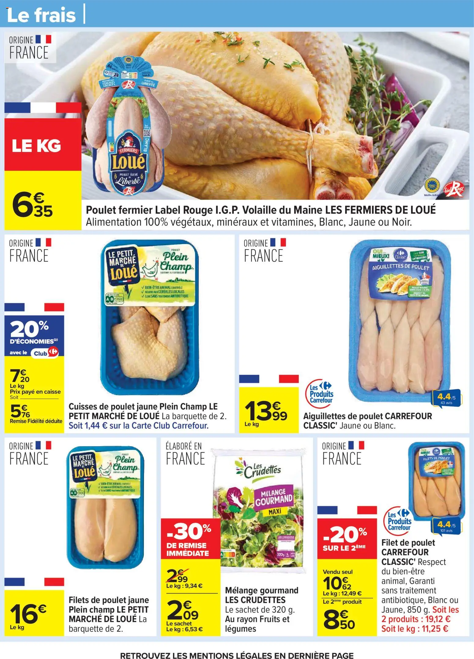 {H1} | Page: 36 | Produits: Cuisses de poulet, Volaille, Céréales