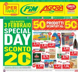 Anteprima del volantino Volantino PIM Supermercati	 valido a partire dal 26.01.2026