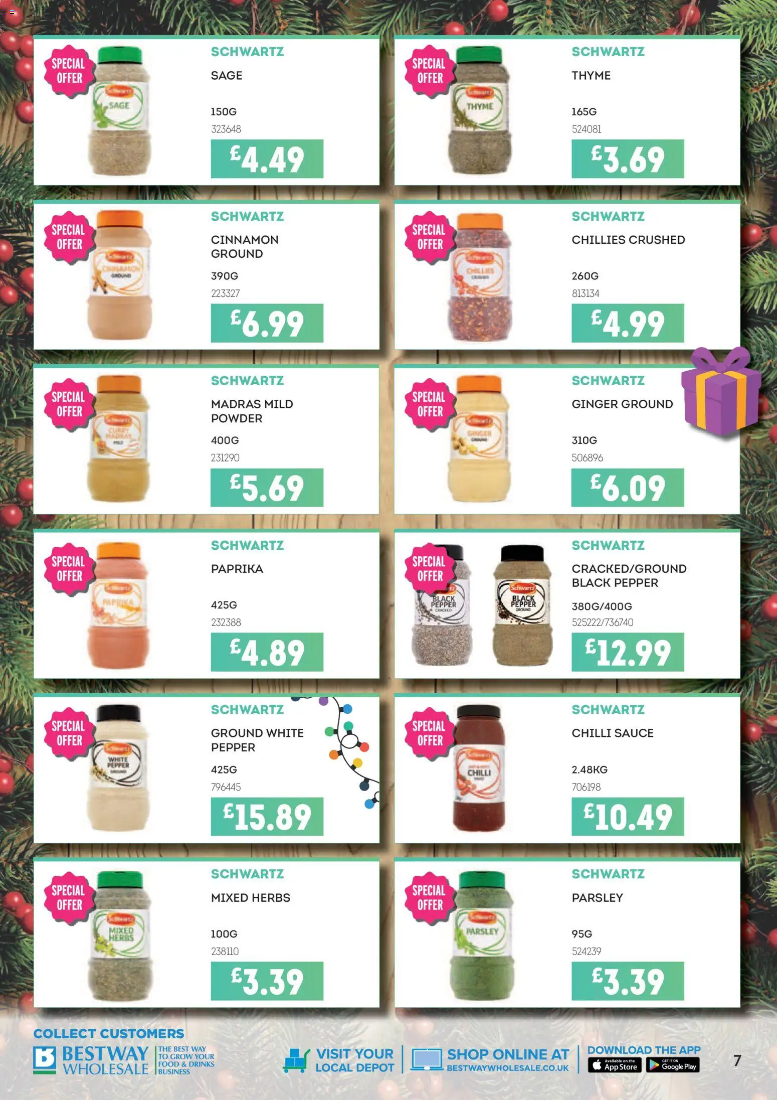 {H1} | Page: 7 | Products: Sauce, Chilli, Powder, Keksajt