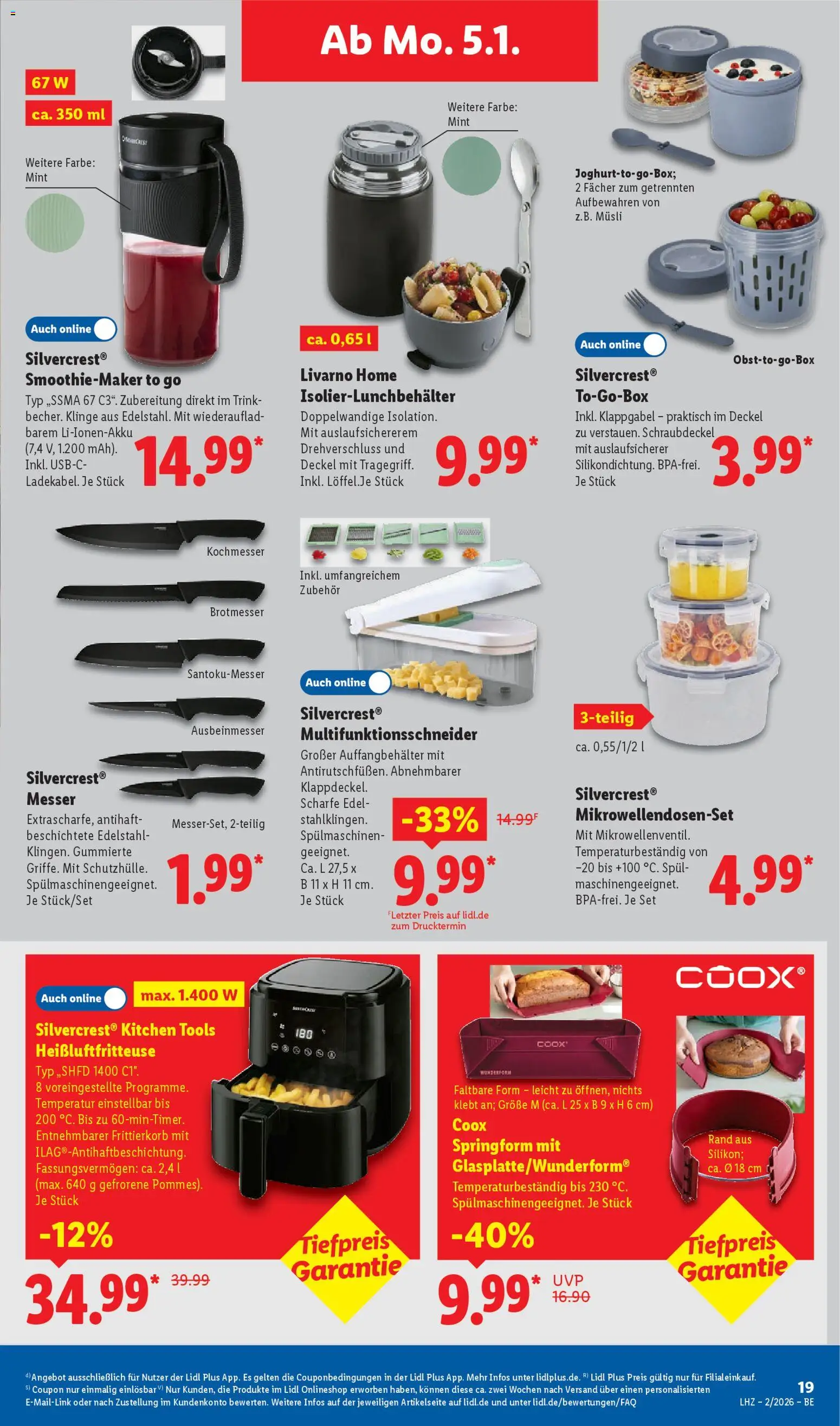 Lidl Prospekt Zossen – gültig ab 05.01.2026 | Seite: 27 | Produkte: Musli, Heißluftfritteuse