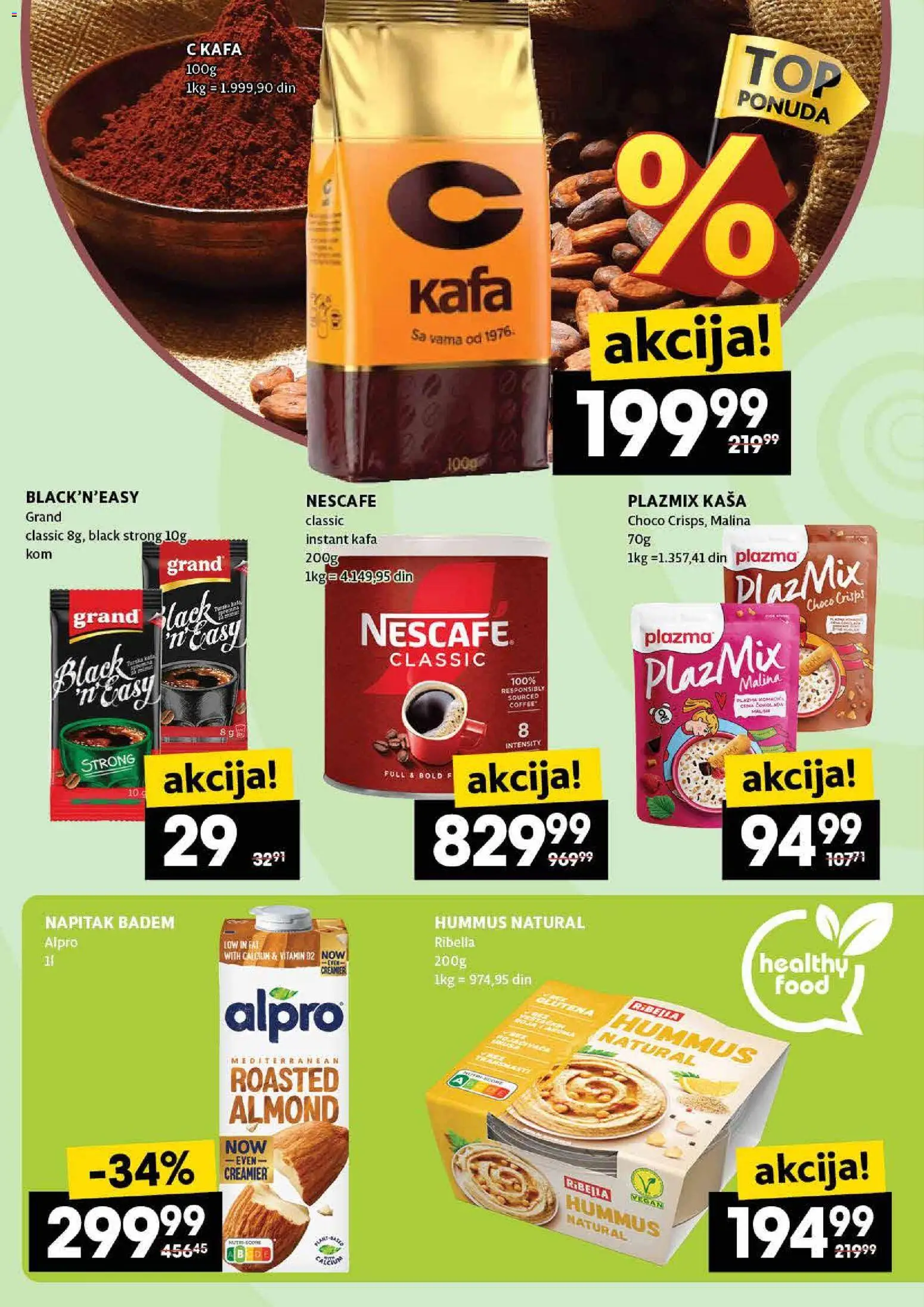 Roda katalog - važi od 27.11.2025 | Strana: 18 | Proizvode: Instant kafa, Hummus, Malina, Kafa